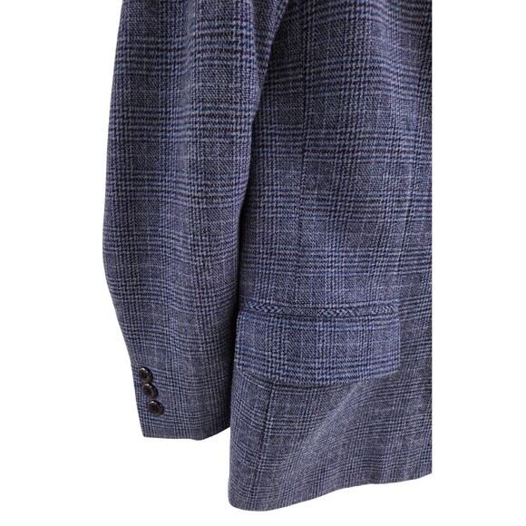 Pendleton VTG 90s Purple Glen Plaid Wool Blazer Jacket  & Pants Suit 10 Petite - Picture 5 of 13